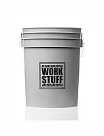 Ведро для мойки автомобиля WORK STUFF Detailing Bucket Grey