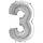 Цифра "3" фольгована, фото 7