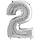 Цифра "2" фольгована, фото 5
