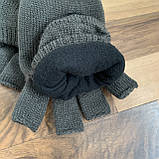 Рукавички рукавиці Mil-Tec зимові олива M THINSULATE, фото 3