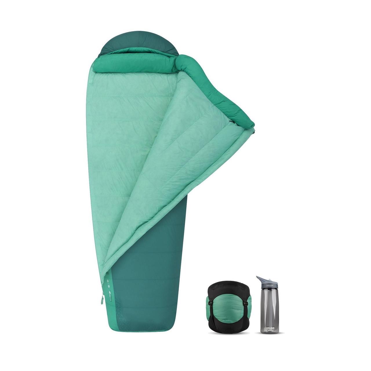 Спальний мішок Sea To Summit - Journey JoI Women's Regular Right Zip, Peacock / Emerald (STS AJO1-WR), Peacock/Emerald, 170 см,