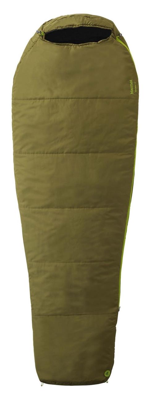 Спальний мішок Marmot NanoWave 35 Long Moss, Left Zip (MRT 22840.4190-LZ), Moss, 198 см, Левая