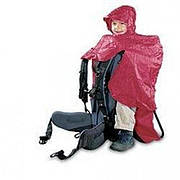 Дощовик-пончо Tatonka Kids Carrier Poncho, Dark Red (TAT 1815.014), Dark Red