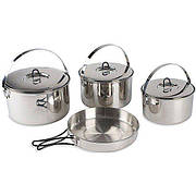 Набір посуду Tatonka Family Cook Set L, Silver (TAT 4024.000), Silver, 3,1 x 4,5 x 6