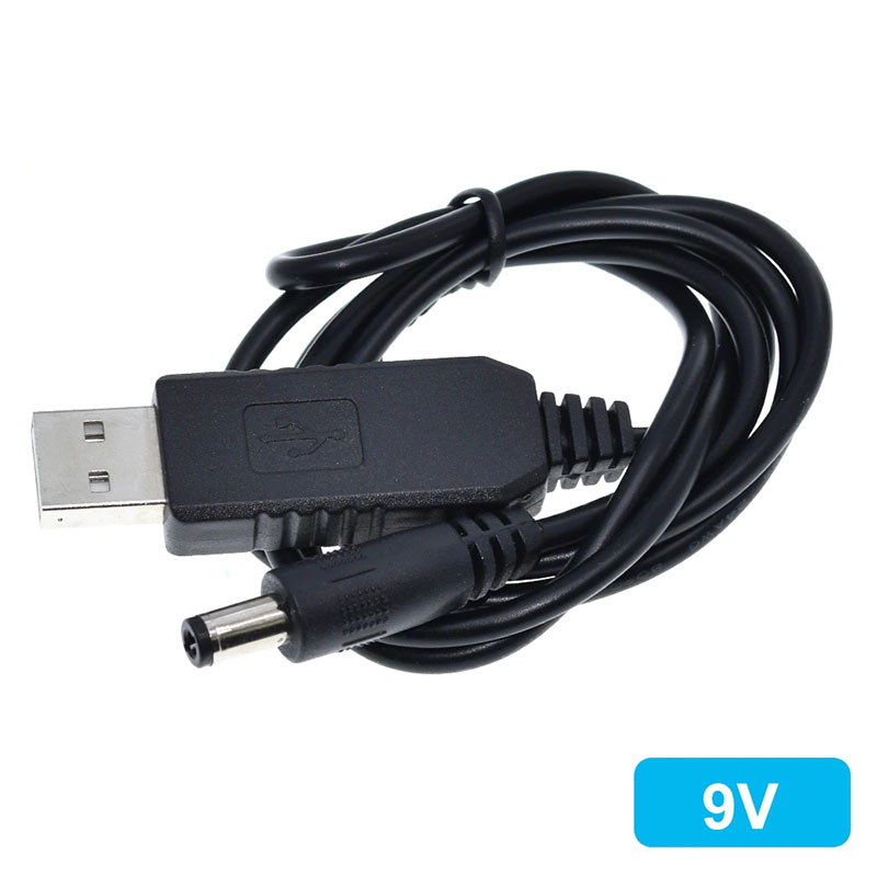 USB-перетворювач напруги Apeyron 5UP, вхід 5 В, вихід 9 В 750 мА, для заряджання рацій від повербанка
