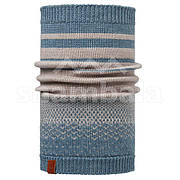 Шарф багатофункціональний Buff Knitted Neckwarmer Mawi, Stone Blue (BU 2003.754.10), Stone Blue