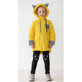 Дитяча куртка жилетка зі світловідбивними елементами Nyusya жовта 104