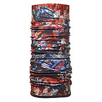 Шарф багатофункціональний Buff Moto Gp Polar, Racing Red/Black (BU 113222.425.10.00), Racing Red/Black