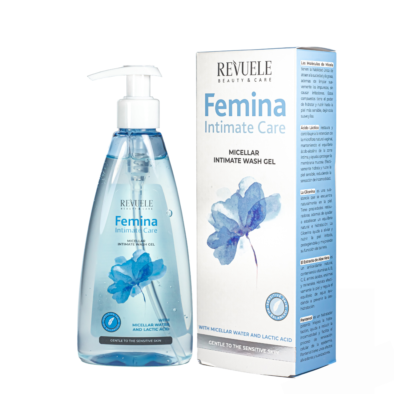 Гель для інтимної гігієни Revuele Femina Intimate Care Micellar Intimate Wash Gel міцелярний 250 мл