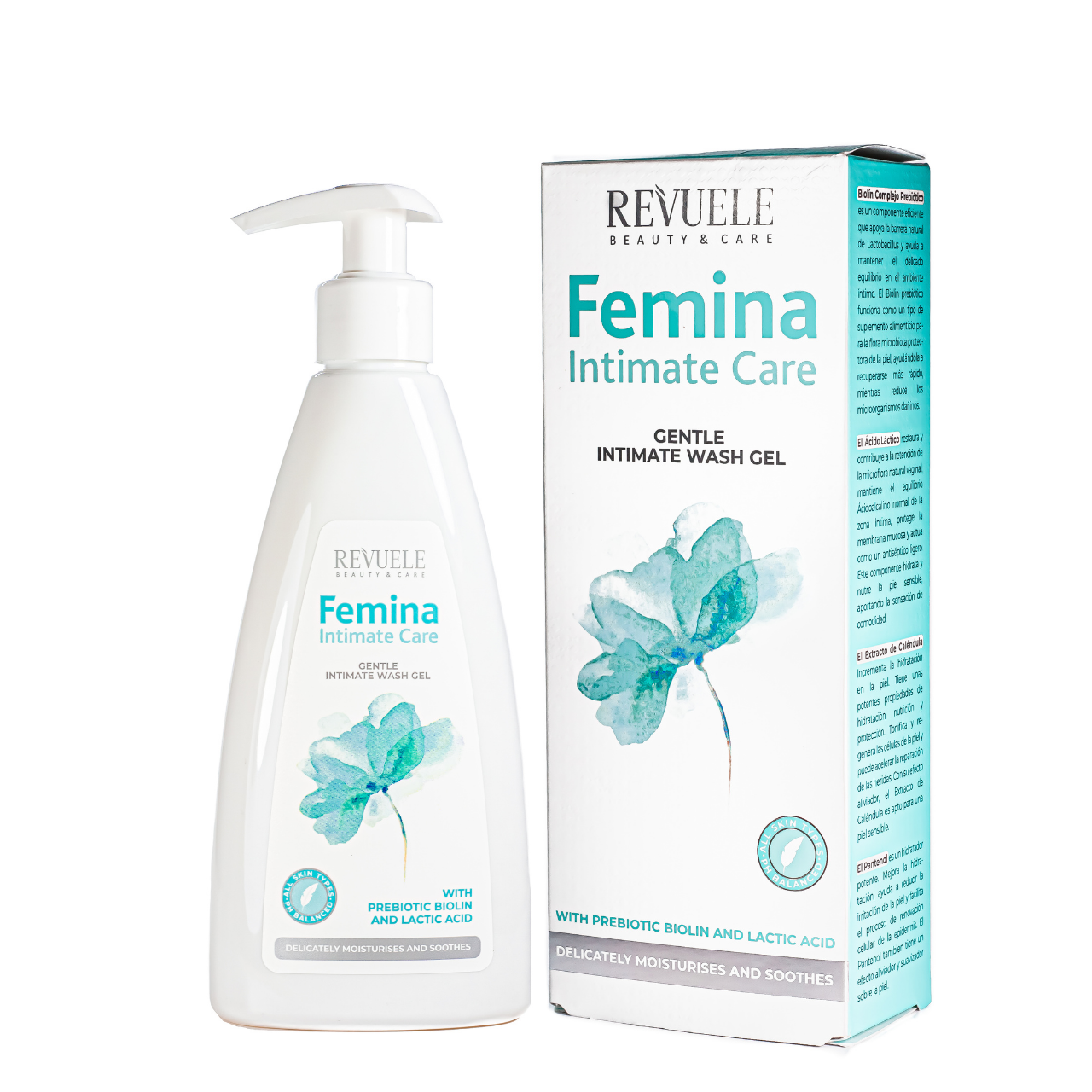 Ніжний гель для інтимної гігієни Revuele Femina Intimate Care Wash Gel 250 мл