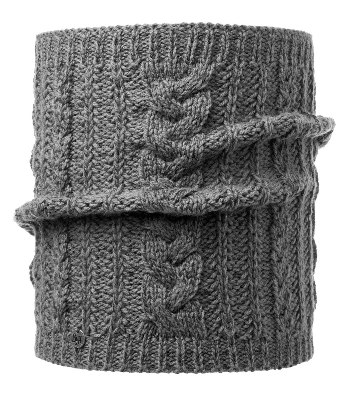 Шарф багатофункціональний Buff Knitted Neckwarmer Comfort Darla, Grey Pewter (BU 116045.906.10.00), Grey Pewter