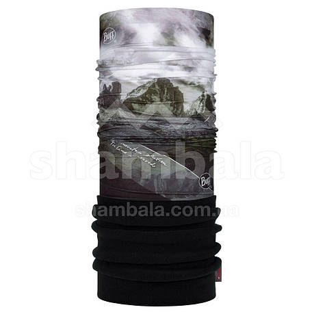 Шарф багатофункціональний з флісом Buff MOUNTAIN COLLECTION POLAR 3 cime black (BU 123700.999.10.00), фото 1