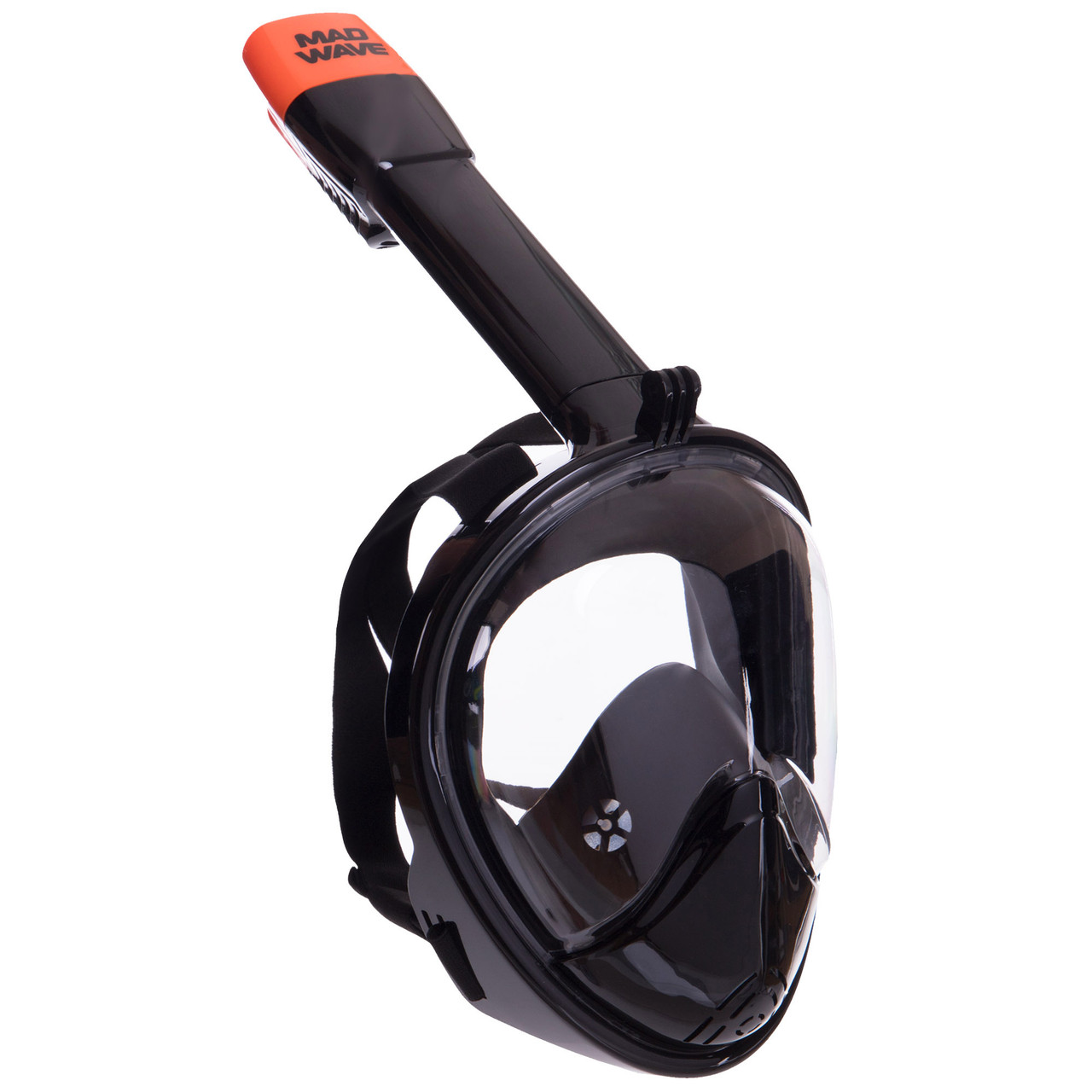 Маска для снорклінга з диханням через ніс MadWave FULL-FACE M061907 чорний