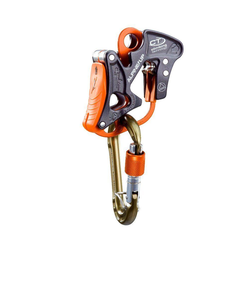 Пристрій для страхування та спуску Climbing Technology Alpine Up Kit, Grey/Orange