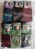 Жіночі шкарпетки "Nadin" махові асорти