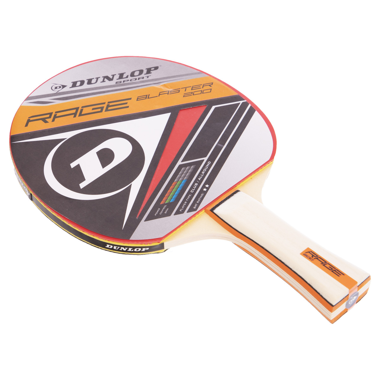Ракетка для настільного тенісу DUNLOP 679207 D TT BT RAGE BLASTER кольору в асортименті