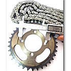 Зірки ланцюг комплект JH70 428H 104L 36T 14T гартована у коробці, фото 3