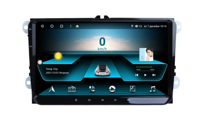 Штатна магнітола Volkswagen UNIVERSAL Android-12 (4+32 canbus)