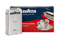 Мелена кава Lavazza Crema e Gusto у сірій пачці 250 г (Італія)