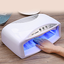 Ультрафіолетова лампа на дві руки Quick UV Dryer SM-704 на 42 Вт, біла, фото 4
