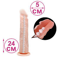 Фаллоимитатор на присоске киберкожа dildo beautiful burgess со стержнем