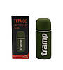 Термос Tramp Soft Touch UTRC-108-khaki 0,75 л зелений з нержавіючої сталі для кави похідний Трамп, фото 2