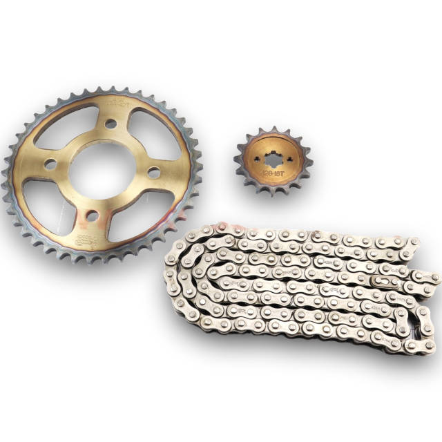 Зірка задня 428 42Т передня 16T ланцюг 428H 122L BAJAJ BOXER Viper