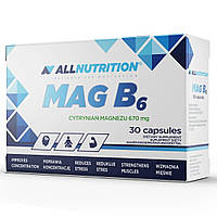 Витамины и минералы AllNutrition Mag B6, 30 капсул