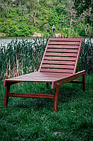 Шезлонг садовий (лежак, крісло-шезлонг) зі 100% дуба