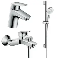 Набор смесителей для ванни 3 в 1 hansgrohe Logis 70002020 (71400000, 71072000, 26533400)