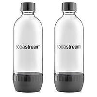 Набор с двух бутылок 2x1L Серых Sodastream