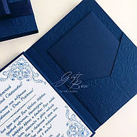 Gift box Davus blu Прикольный конверт для денег мужчине