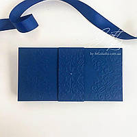Gift box Sauvage синий Поздравительный конверт мужчине