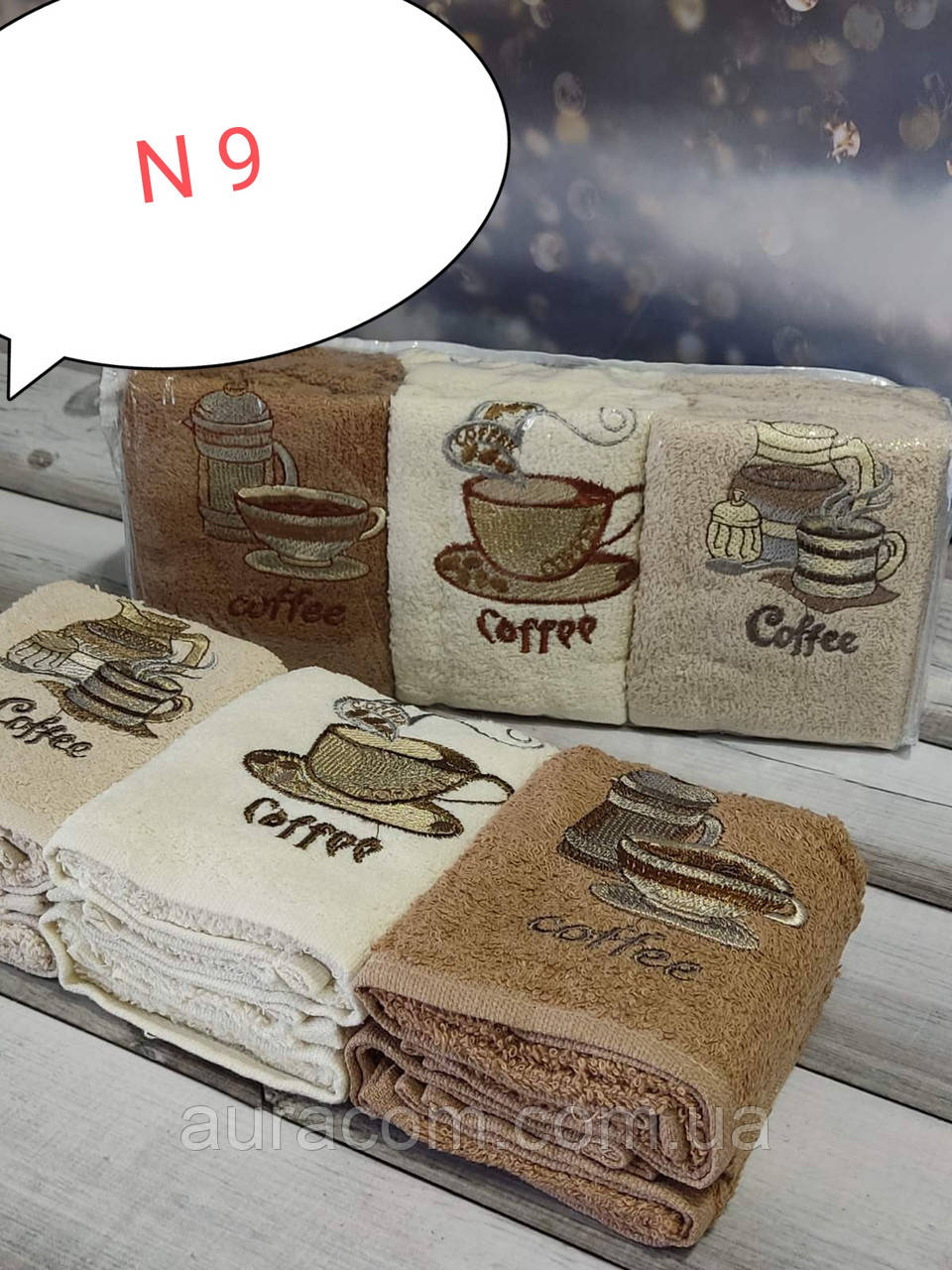 Махрові рушники,для кухні, набір 6 шт, Туреччина, фото 1