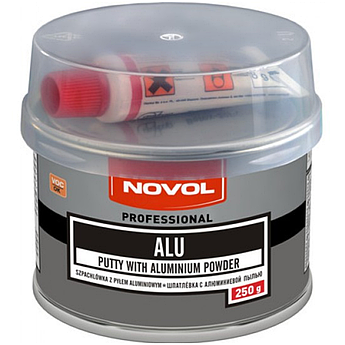 Шпаклівка з алюмінієвим наповнювачем Novol ALU, 250 г