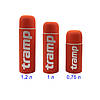 Термос Tramp Soft Touch UTRC-109-orange 1 л помаранчевий питний сталевий для риболовлі туристичний для чаю похідний Трамп, фото 4