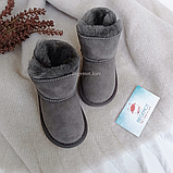 Дитячі уггі UGG натуральна овчина UGG Australia Сірий, фото 2