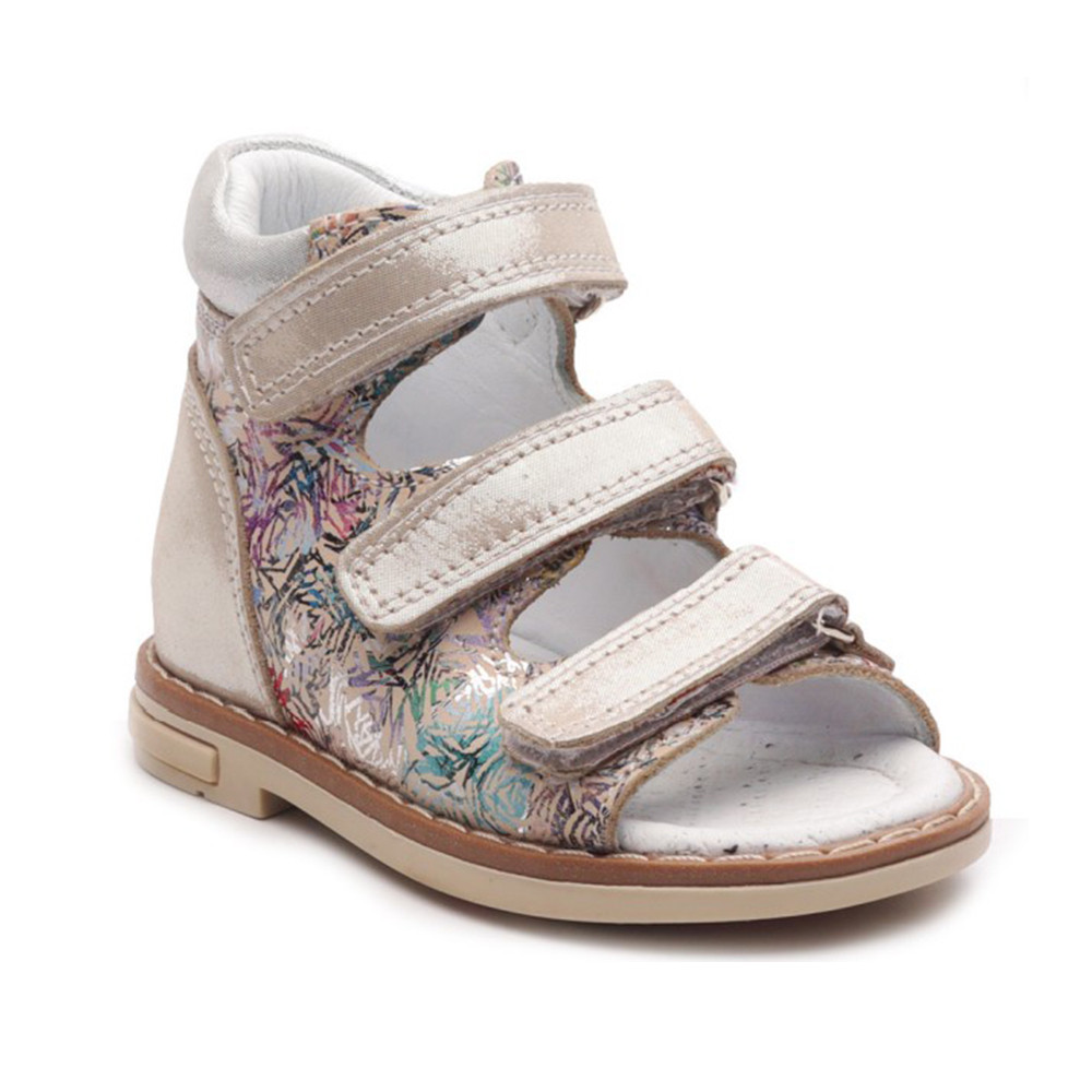 Дитячі ортопедичні босоніжки Ortomedica 1039-01 бежеві