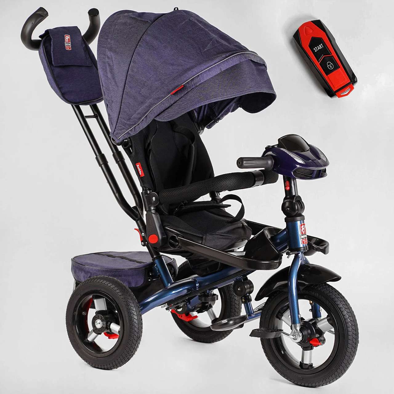 Велосипед триколісний Best Trike 6088 F - 508-21 поворотне сидіння, складене кермо, надувні колеса