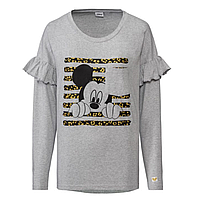 Disney, сірий жіночий лонгслів, р. S (36/38)