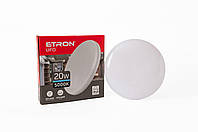 Накладной светодиодный светильник потолочный 20W 5000К ETRON 1-EIP-908, Led светильник круглый белый
