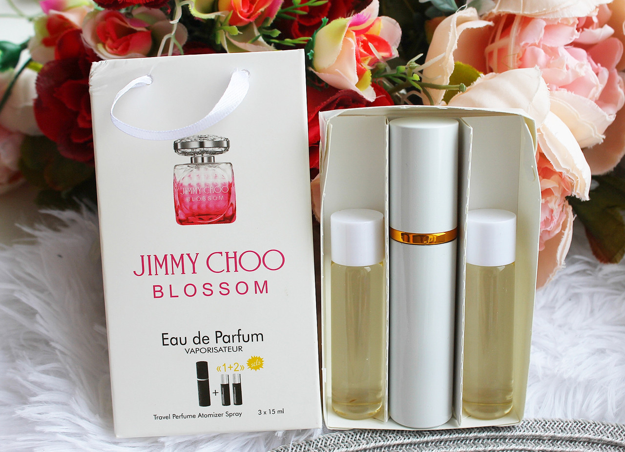 Міні-парфуми з феромонами жіночий Jimmy Choo Blossom 3х15 мл