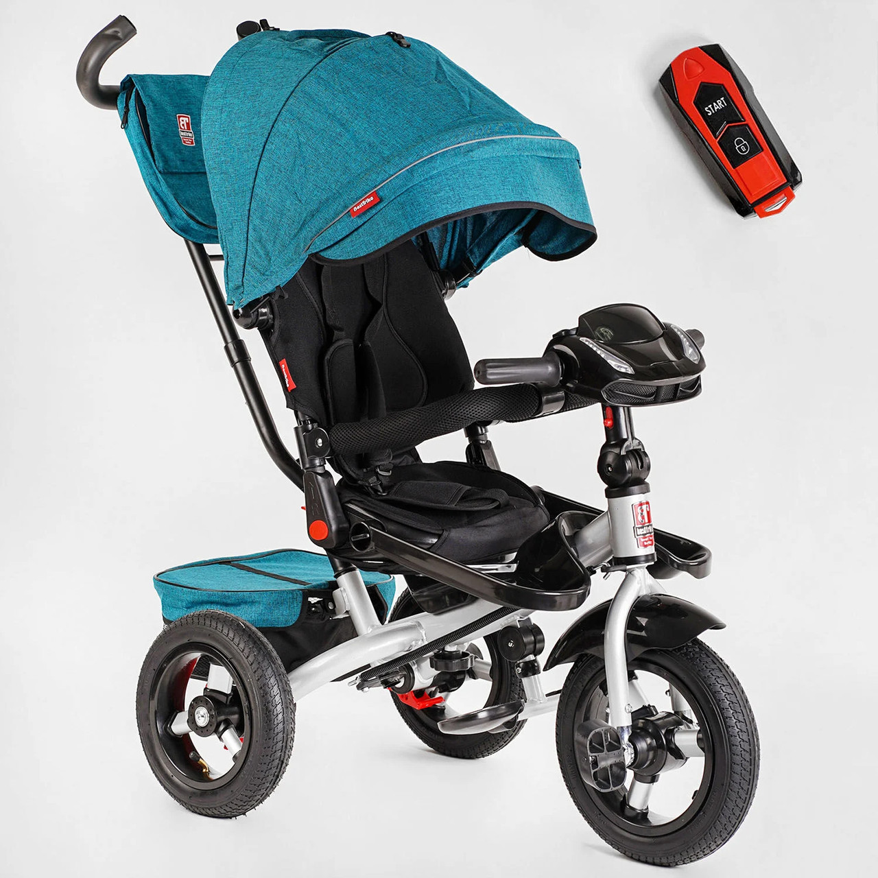 Велосипед триколісний Best Trike 6088 F - 405-20 поворотне сидіння, складене кермо, надувні колеса