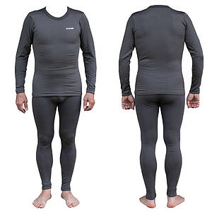 Комплект чоловічої термобілизни Tramp Warm Soft Grey, S/M | Дихаючий термокомплект для риболовлі, полювання, туризму і військових