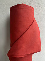 Красная льняная ткань для постельного белья, ширина 260 см, цвет 1390