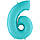 Цифра "6" фольгована, фото 3