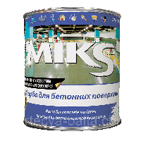 Эмаль MIKS Color для бетонных поверхностей серая 3кг