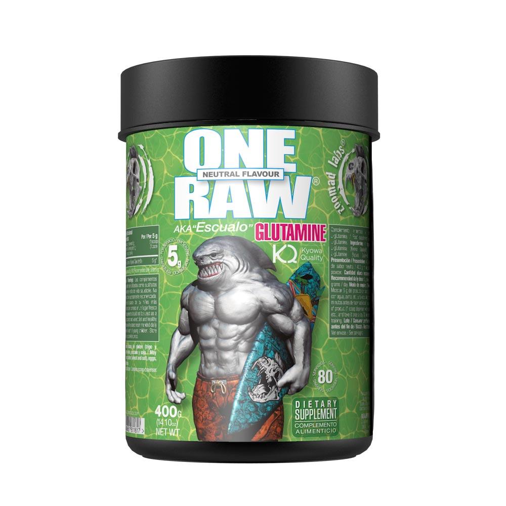 Амінокислота Zoomad One Raw Glutamine, 400 грам - Без смаку