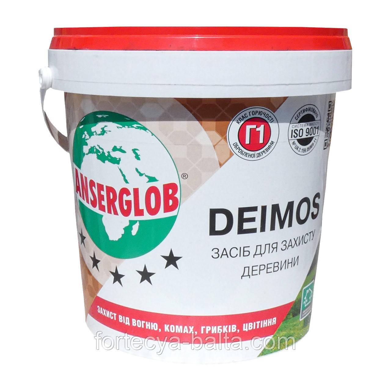 Коричневий антисептик (ґрунтовка) Anserglob Деймос 1 кг/4,5 л сухий