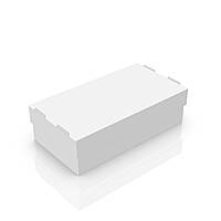 Бумажная коробка для суши и роллов 200х100х50 мм, Белый 200 шт/уп